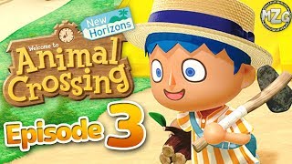 Animal Crossing New Horizons Gameplay Walkthrough Part 3  Nook Miles Fishing amp Bug Catching [upl. by Aihtebat]