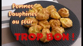 Recette des pommes Dauphine au four😋 Beaucoup moins grasses qua la friture recipe recettefacile [upl. by Lowndes]