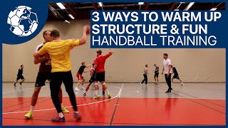 3 Ways to Warm Up in Handball  Fun or Structure  Handballtraining Nøtterøy  Handball inspires [upl. by Philippa]