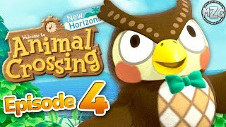 Animal Crossing New Horizons Gameplay Walkthrough Part 4  Blathers Arrives [upl. by Ennoirb]