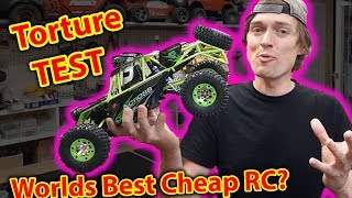 Unboxing amp Torture Test  best CHEAP RC Car wltoys 12428 [upl. by Ayotnahs]