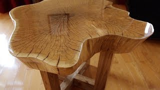 How to make a beautiful slab table [upl. by Alexina501]