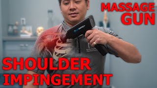 How To Use A Massage Gun For SHOULDER PAIN  Physical Therapist Teaches [upl. by Hughes]