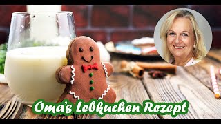 Lebkuchen Rezept Einfach  Nach Omas Art [upl. by Korten]