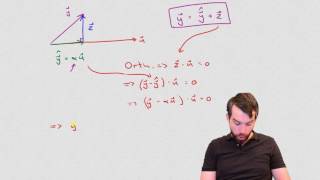 The geometric view on orthogonal projections [upl. by Tedder]