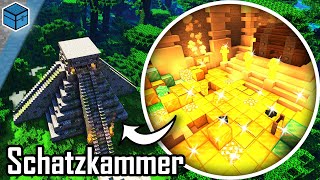 Minecraft Schatzkammer bauen deutsch 💎 Schatzkammer bauen in Minecraft 114 [upl. by Grimbal]