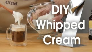 DIY whipped cream in 60 seconds [upl. by Semela]