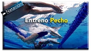 Entrenamiento de natación estilo pecho 8 [upl. by Swanhilda]