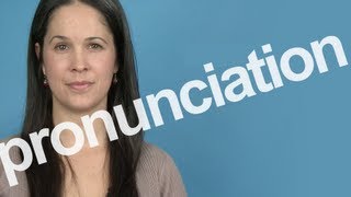 How to Pronounce PRONUNCIATION in American English [upl. by Donovan]