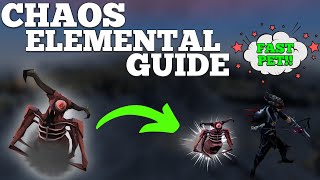 Chaos Elemental Guide UPDATED 2021 Beginner Friendly  FAST Boss Pet  Runescape 3 [upl. by Novek]