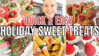 QUICK amp EASY HOLIDAY SWEET TREATS CHRISTMAS DESSERTS ON A BUDGET [upl. by Viguerie579]