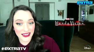 Kat Dennings Reaction to a WandaVision SpinOff Idea Plus Will Darcy Lewis Be in ‘Thor 4’ [upl. by Mode]