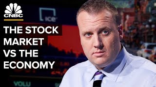 The Difference Between The Stock Market And The Economy [upl. by Anikat396]