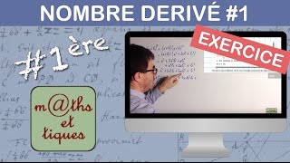 EXERCICE  Calculer le nombre dérivé Niv1  Première [upl. by Pedroza]