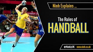 The Rules of Handball Team Handball or Olympic Handball  EXPLAINED [upl. by Aihsrop]