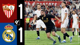 Sevilla FC 11 Real Madrid  HIGHLIGHTS  LaLiga 202324 [upl. by Joeann]