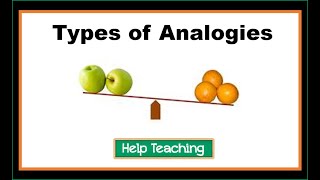 Types of Analogies  Vocabulary Lesson for Students [upl. by Kirschner]