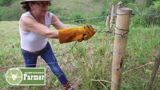 INSTALANDO ALAMBRE DE PÚAS FARMER [upl. by Maibach]