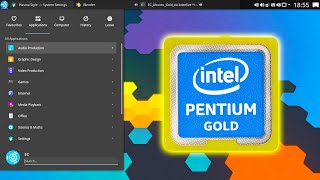 Ubuntu Studio on Pentium Gold PC [upl. by Eselehs]