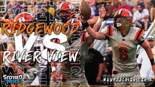 HIGH SCHOOL FOOTBALL  Ridgewood vs River View  HIGHLIGHT [upl. by Anika407]