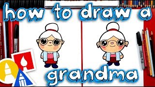 How To Draw A Cartoon Grandma [upl. by Kaspar]