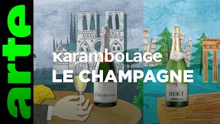 Le champagne  Karambolage  ARTE [upl. by Pooh]