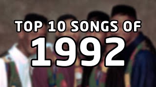 Top 10 songs of 1992 [upl. by Llesig]