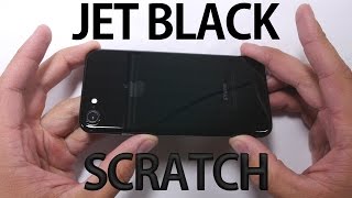 Jet Black iPhone 7  SCRATCH TEST [upl. by Medora95]