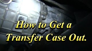 Transfer Case Remove Install Help [upl. by Lilahk]