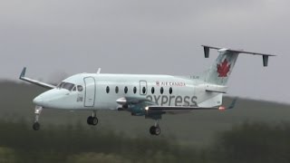 Beechcraft 1900D  Windy Landing [upl. by Nnyl741]