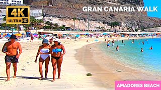 Amadores Beach Walk 4K Gran Canaria 😍 Canary Islands [upl. by Griswold81]