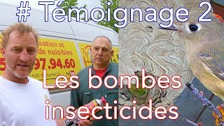 Les bombes insecticides les limites de leurs efficacités  Témoignage  2 [upl. by Senzer944]