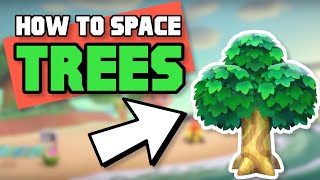 How To Correctly Space TREES  Make An Orchard in Animal Crossing New Horizons [upl. by Idette767]