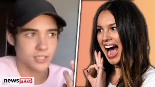 Joshua Bassett Admits Olivia Rodrigo Brought Him To TEARS [upl. by Negeam]