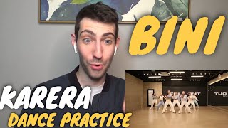 BINI  Karera Dance Practice  REACTION [upl. by Sturrock]