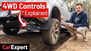 4WD modes Diff lock 2H 4H 4L amp hill descent control how toexplained [upl. by Etnoid]