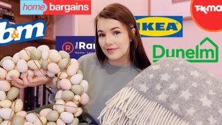 HOMEWARE HAUL 🏡 Dunelm IKEA BampM Home Bargains The Range TKmaxx Amazon [upl. by Isman453]