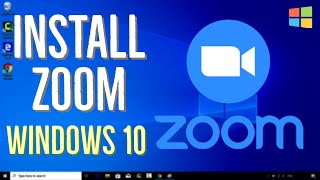 How to install Zoom on Windows 10 [upl. by Garlinda114]