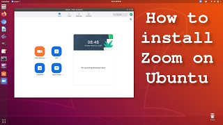 How to install Zoom on Ubuntu and derivatives [upl. by Vinita]