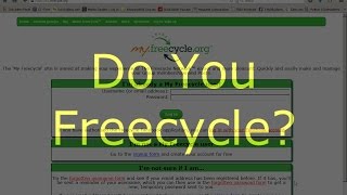 Do You Freecycle A Guide For Getting Free Stuff [upl. by Hatnamas693]