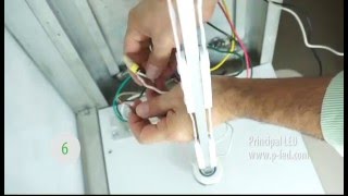 Fluorescent to LED Retrofit HowTo Video [upl. by Eckmann907]