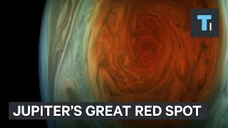 NASA released the closestever images of Jupiter’s Great Red Spot [upl. by Antonella]