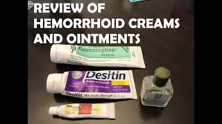 REVIEW OF hemorrhoid ointments and creams [upl. by Aliek]