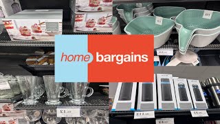 Home Ware in Home Bargains 2023 [upl. by Yntrok984]