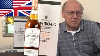 Whisky ReviewTasting Laphroaig 32 years [upl. by Kumagai]