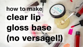 DIY Clear Lip Gloss Base  Make lip gloss without Versagel  Humblebee amp Me [upl. by Oni457]