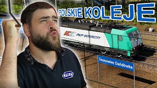 Polski symulator pociągów  SimRail Demo [upl. by Dougall]