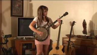 Kickin Chickens played by Jaimee Perea Eddie Shelton Banjo cover [upl. by Stasny]