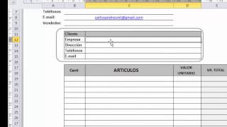 Formato de cotización en Excel para descargar [upl. by Cris]