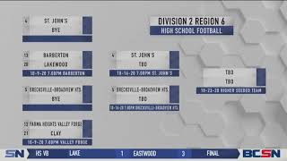 OHSAA Announces Football Playoff Brackets [upl. by Garv]